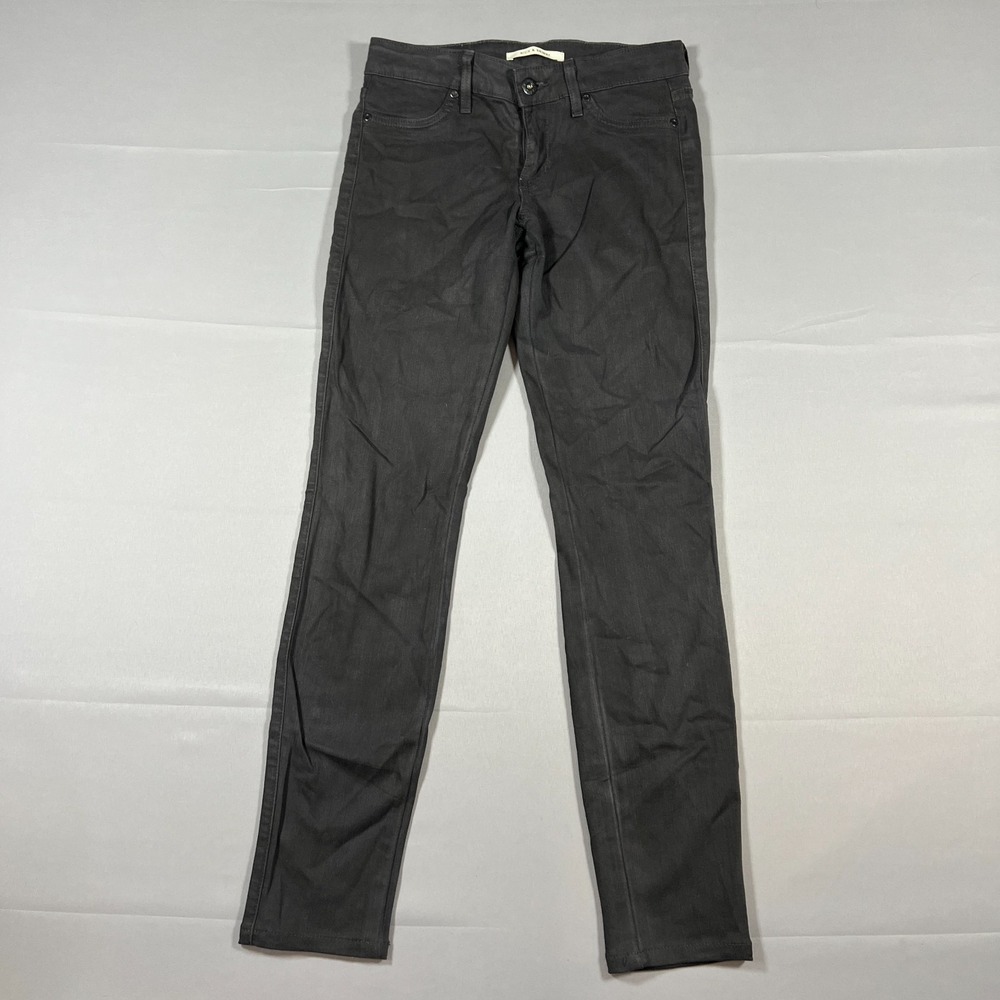 Rich & Skinny Jeans Womens 26 Black Denim Cotton Stretch Dark Wash Low Rise